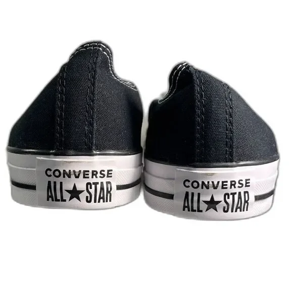 Converse Chuck Taylor All Star Unisex M-SZ14 W-SZ16 Black Low Top Sneakers NEW - Picture 4 of 7